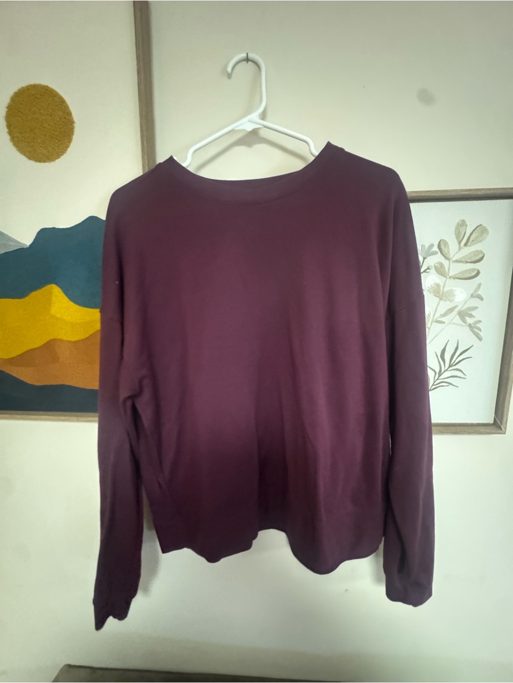 Women’s Crewneck Sweatshirt - Plum